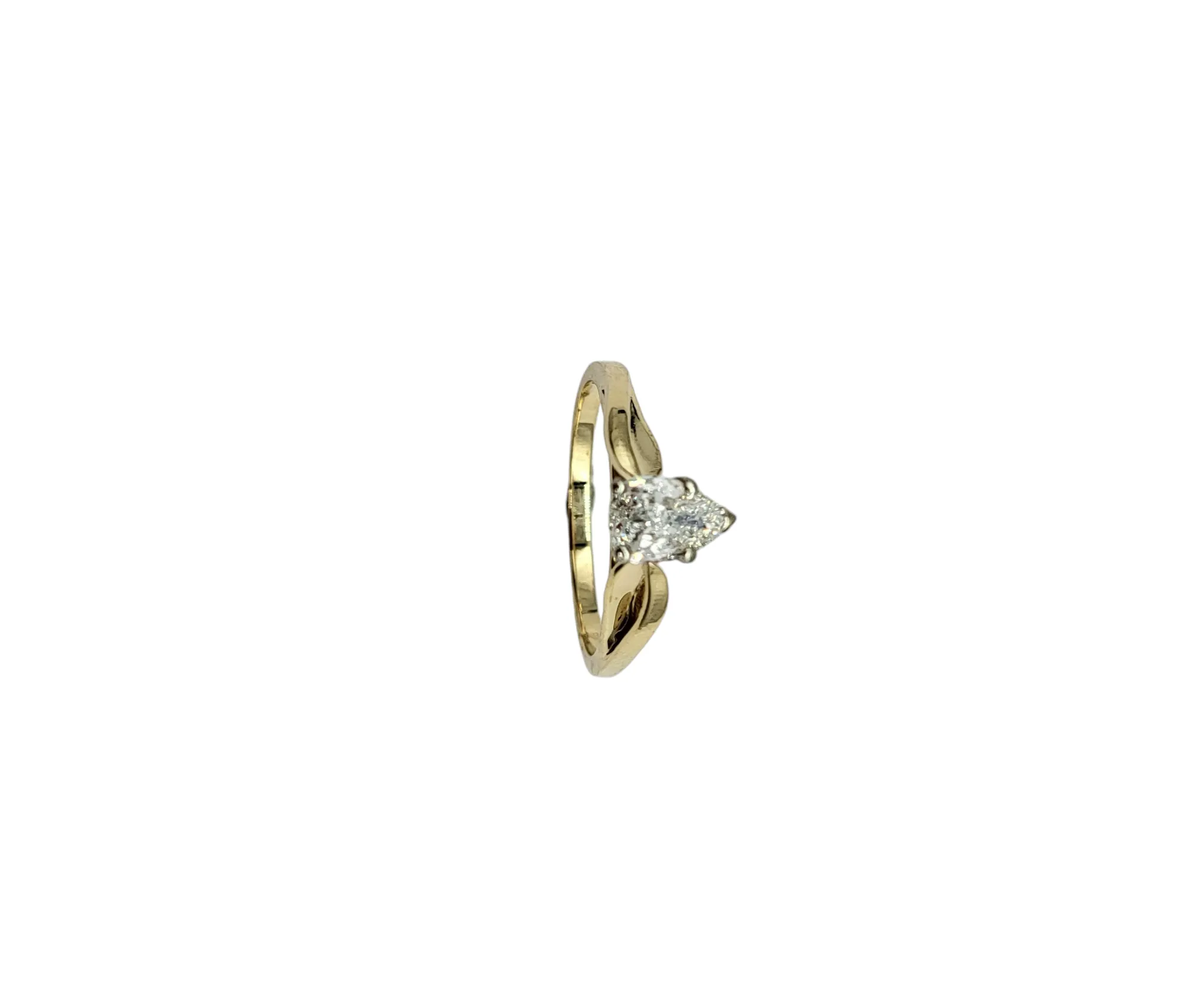 1/2 Carat Diamond Pear Shaped Ring