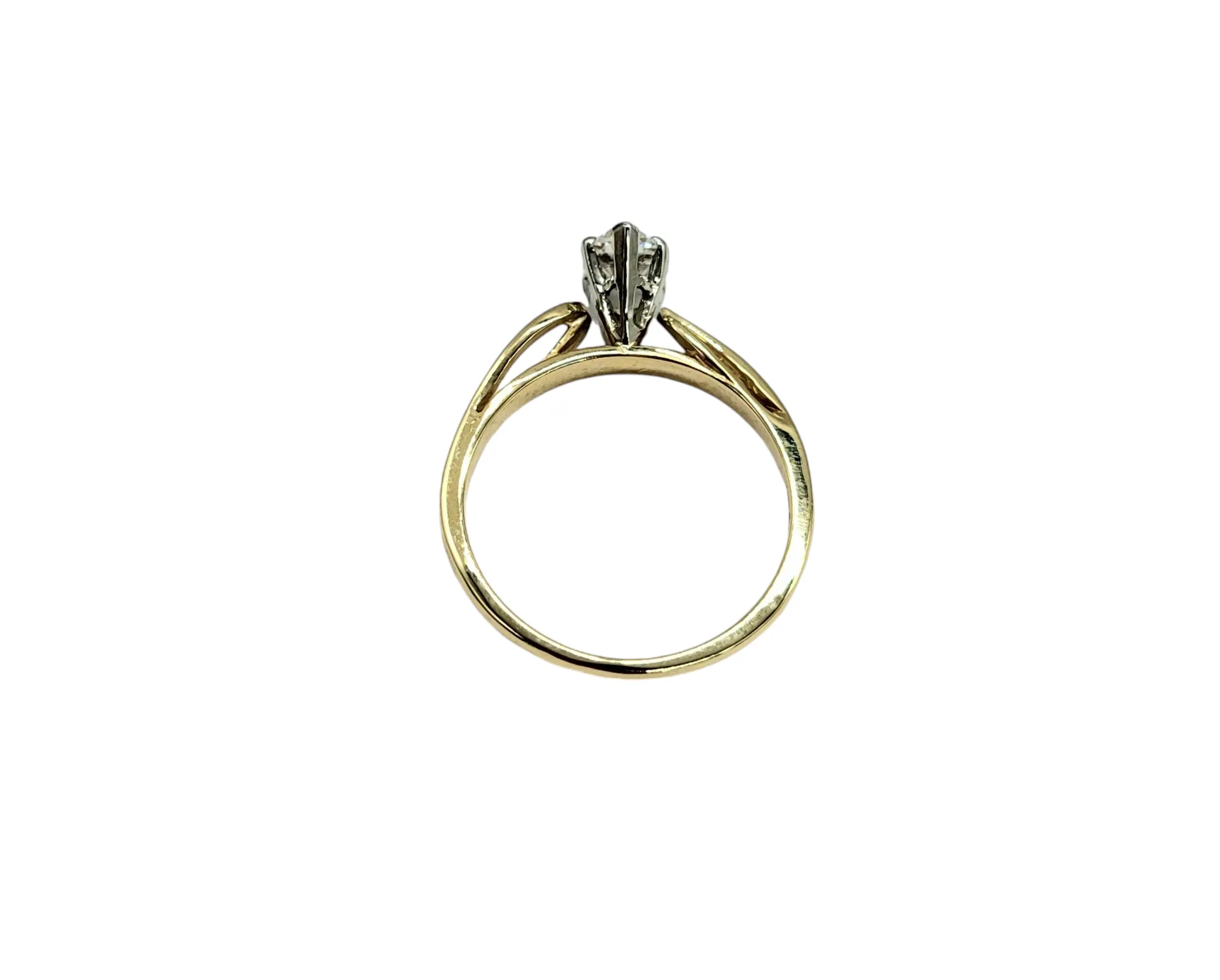 1/2 Carat Diamond Pear Shaped Ring