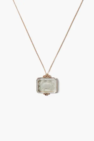 14k Cancer Zodiac Necklace