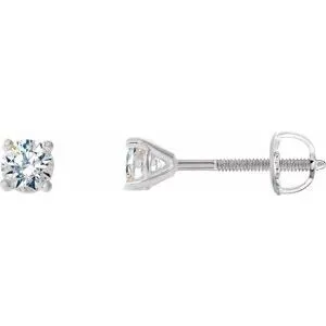 14K Yellow 1/3 CTW Natural Diamond Cocktail-Style Earrings