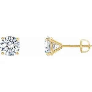 14K Yellow 1/3 CTW Natural Diamond Cocktail-Style Earrings