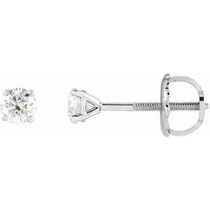 14K Yellow 1/3 CTW Natural Diamond Cocktail-Style Earrings