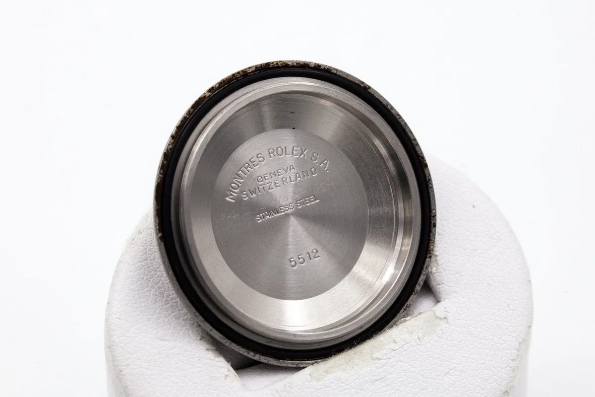 1985 Rolex Submariner 5513 with Black Service Dial