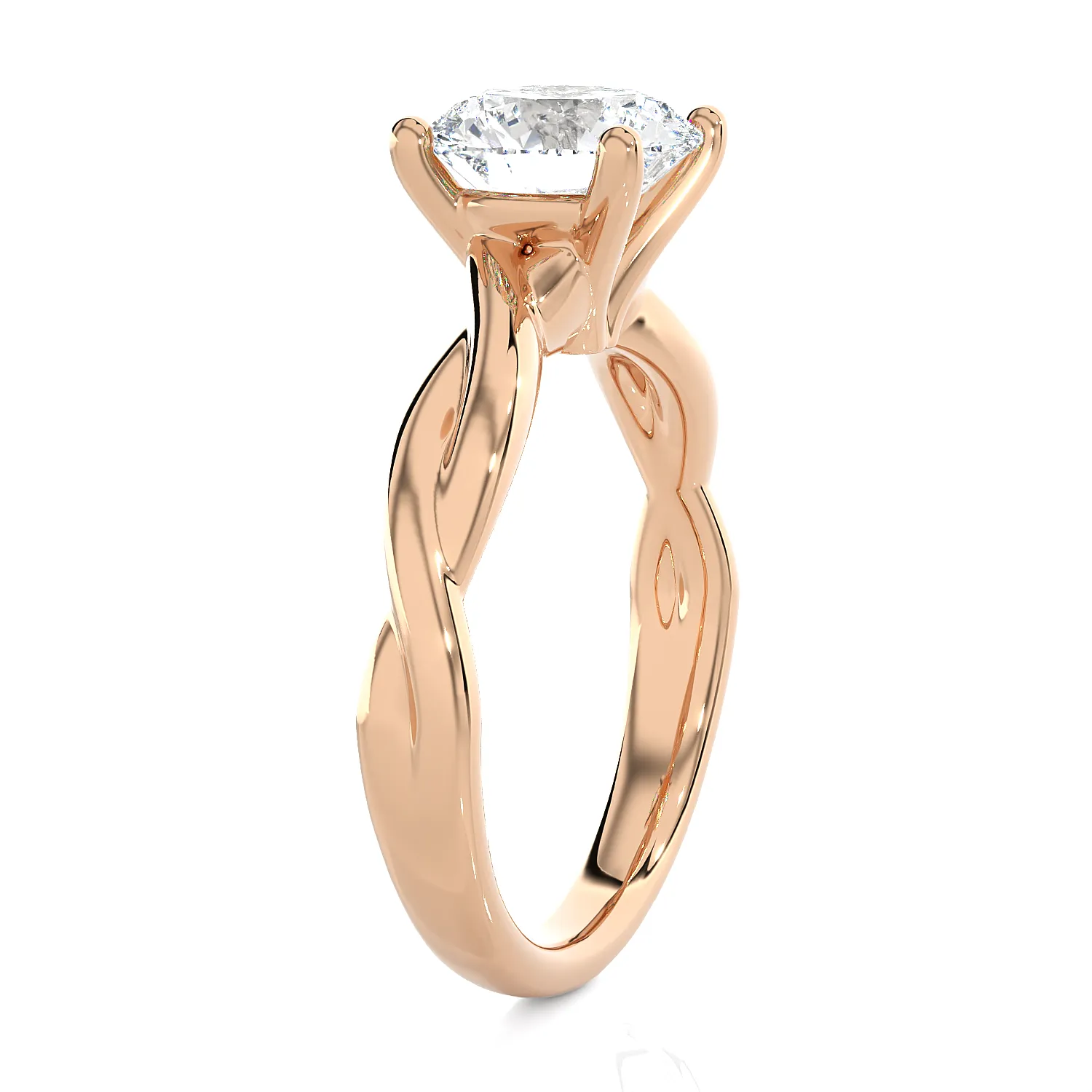 2 ctw Round Lab Grown Diamond Solitaire Engagement Ring