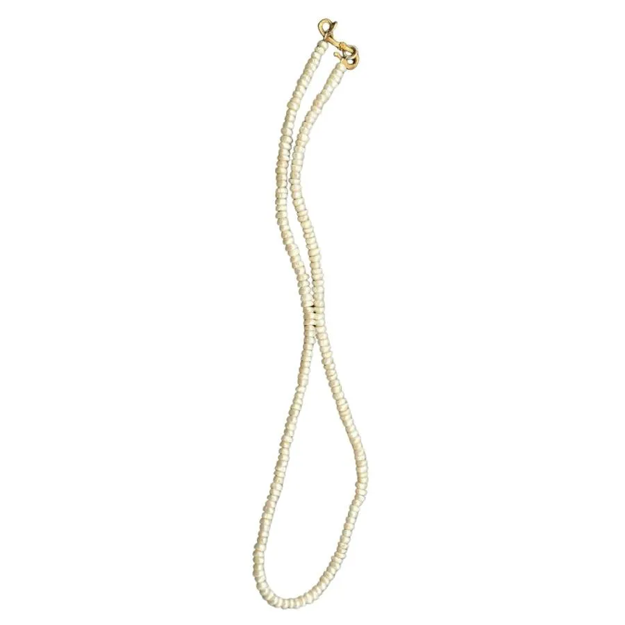 22ct Yellow Gold Freshwater Cultured Pearl Button Necklace