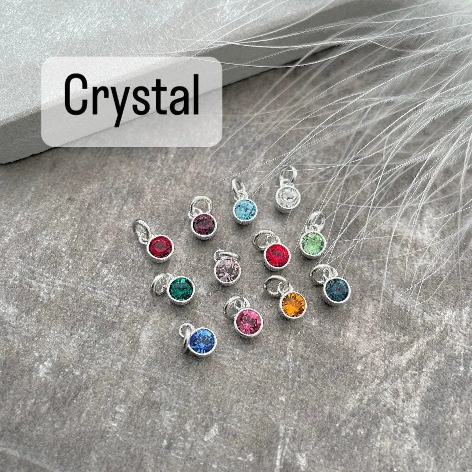 30th Birthday Milestone Gift, Dainty Bracelet with Cubic Zirconia Birthstone