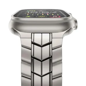 50％ Off | Titanium Band for Apple Watch Ultra 2 49mm series 9 45mm 42 44mm Bracelet Correa Strap for iWatch ultra 8 7 6 5 4 se 41 38 40mm