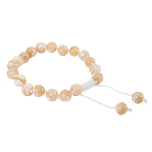 Adjustable Beaded Pearl Bracelet