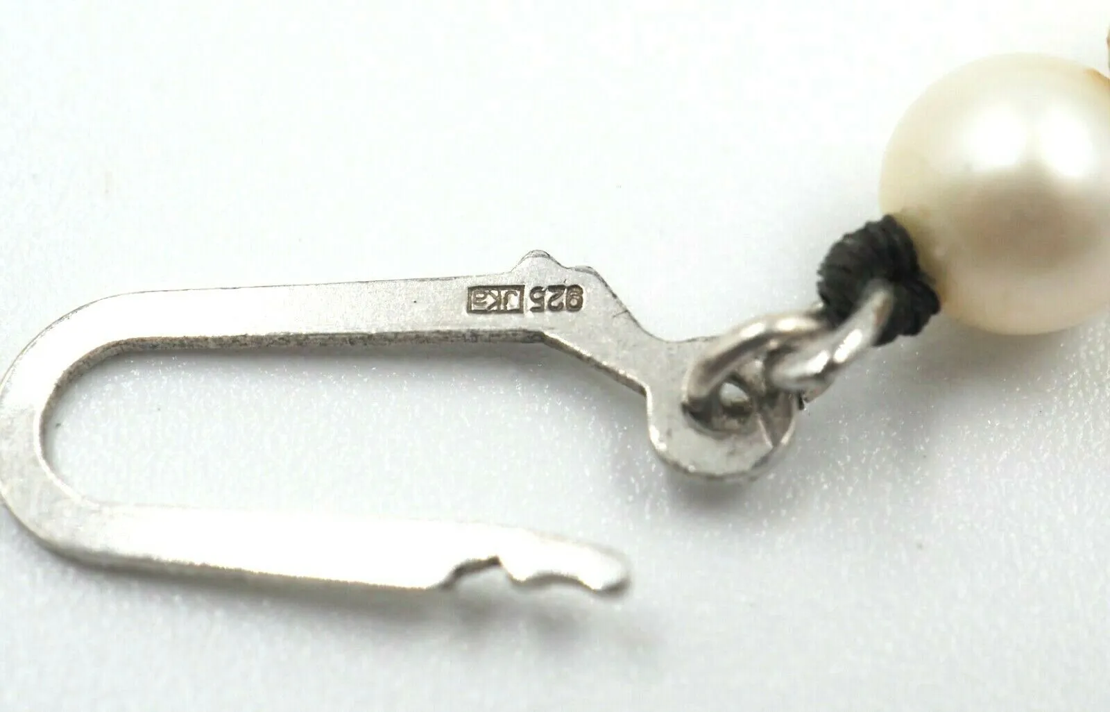 Akoya Pearl Strand Necklace with Sterling Silver Clasp