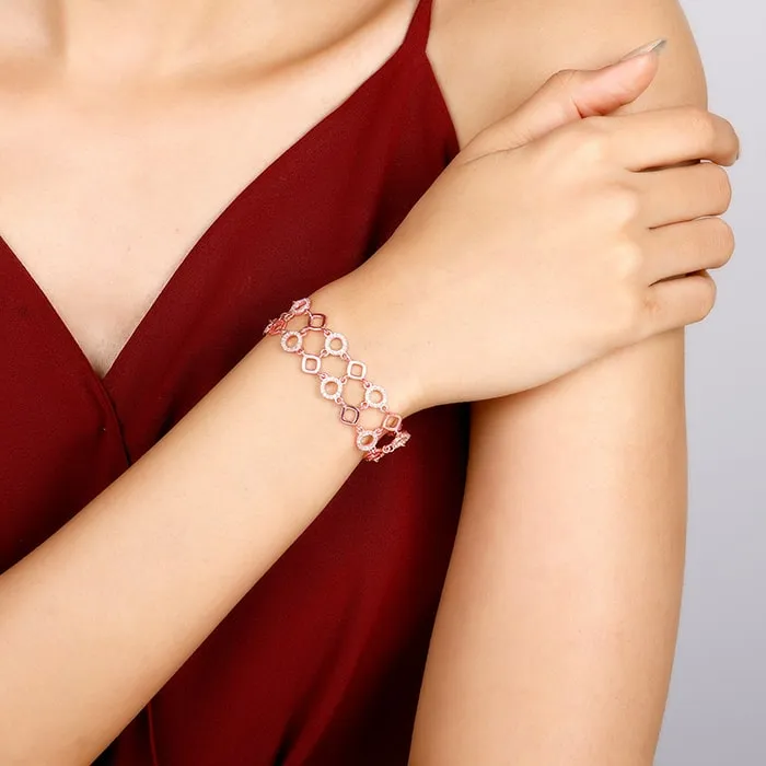 Anushka Sharma Rose Gold Endearing Bracelet