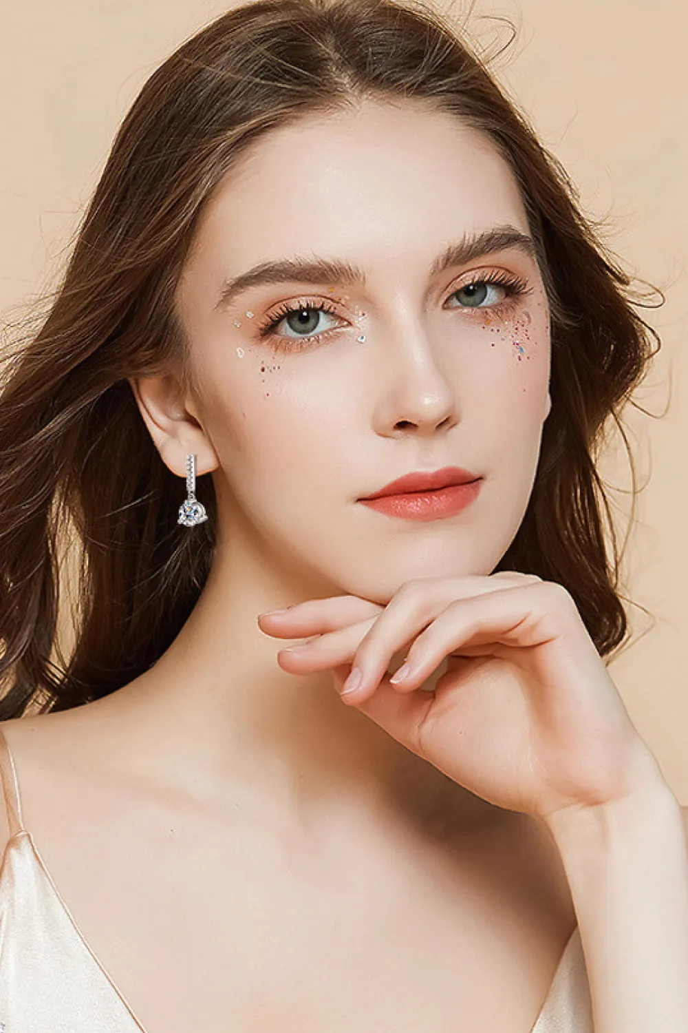 *APP EXCLUSIVE* 2 Carat Moissanite 925 Sterling Silver Drop Earrings