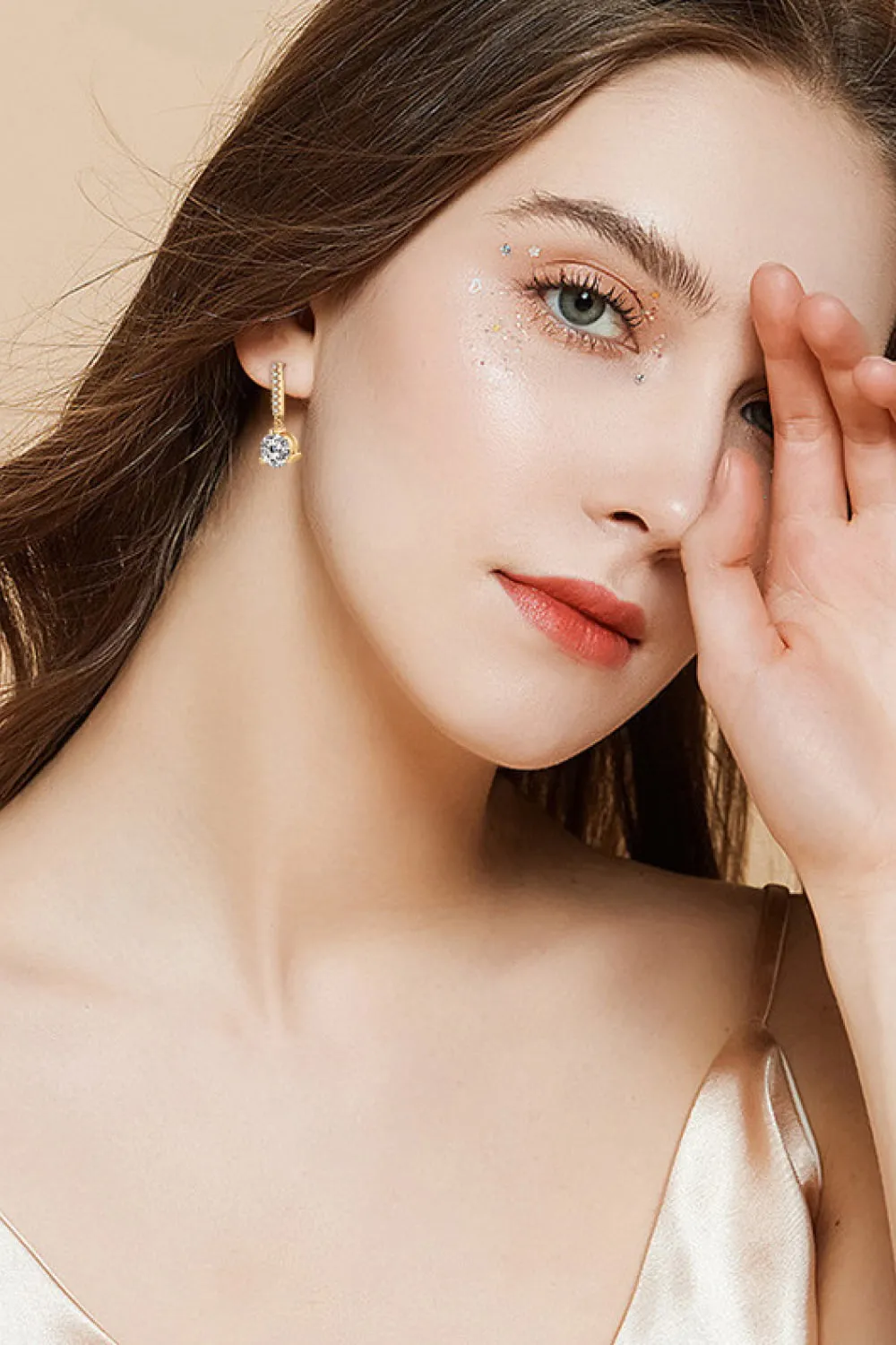 *APP EXCLUSIVE* 2 Carat Moissanite 925 Sterling Silver Drop Earrings