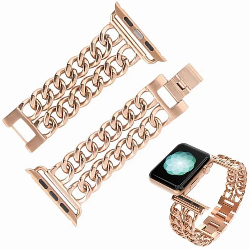 Apple Watchband Women Chain Bracelet Metal Steel Series