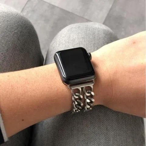 Apple Watchband Women Chain Bracelet Metal Steel Series