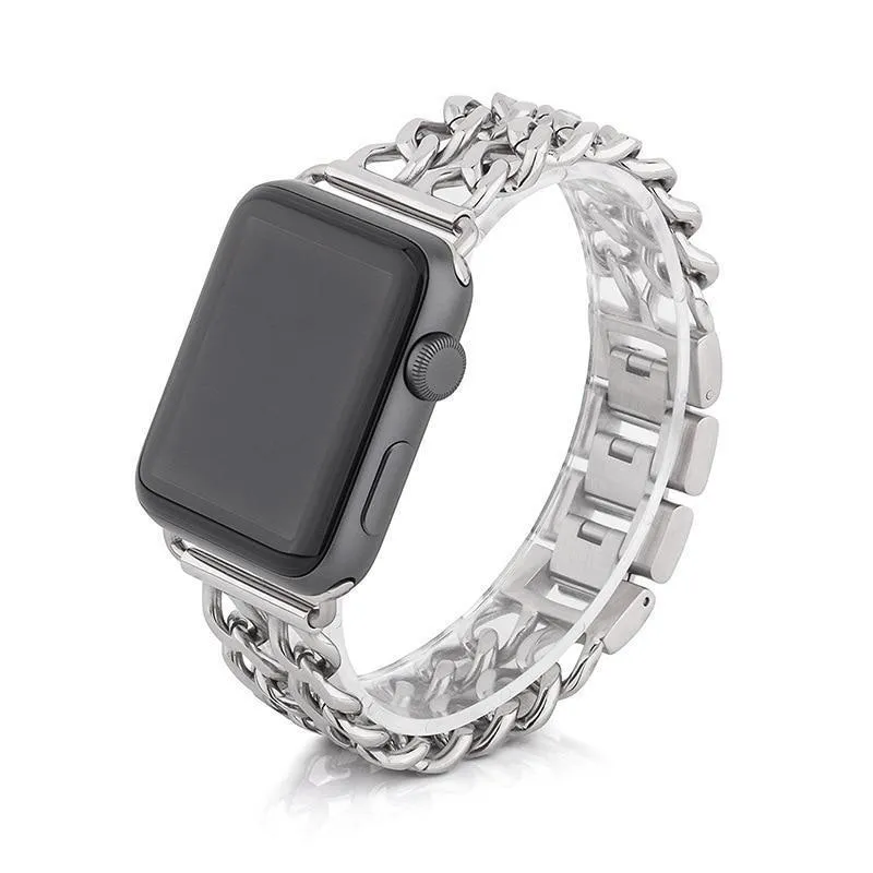 Apple Watchband Women Chain Bracelet Metal Steel Series