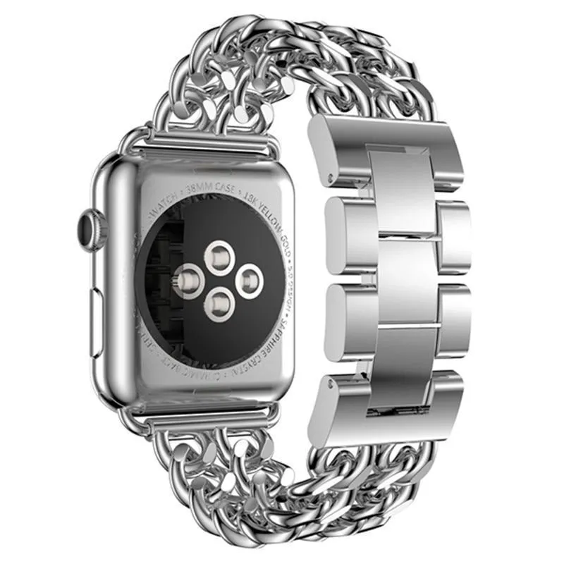 Apple Watchband Women Chain Bracelet Metal Steel Series