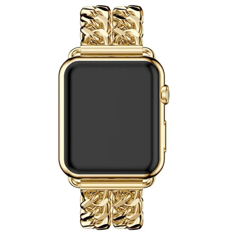 Apple Watchband Women Chain Bracelet Metal Steel Series