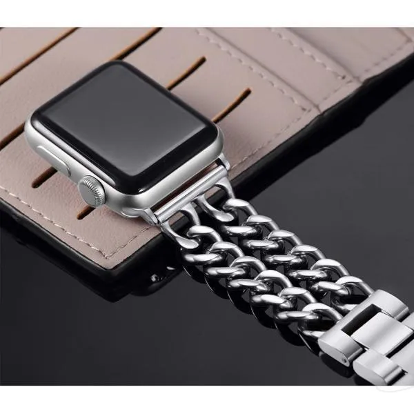 Apple Watchband Women Chain Bracelet Metal Steel Series