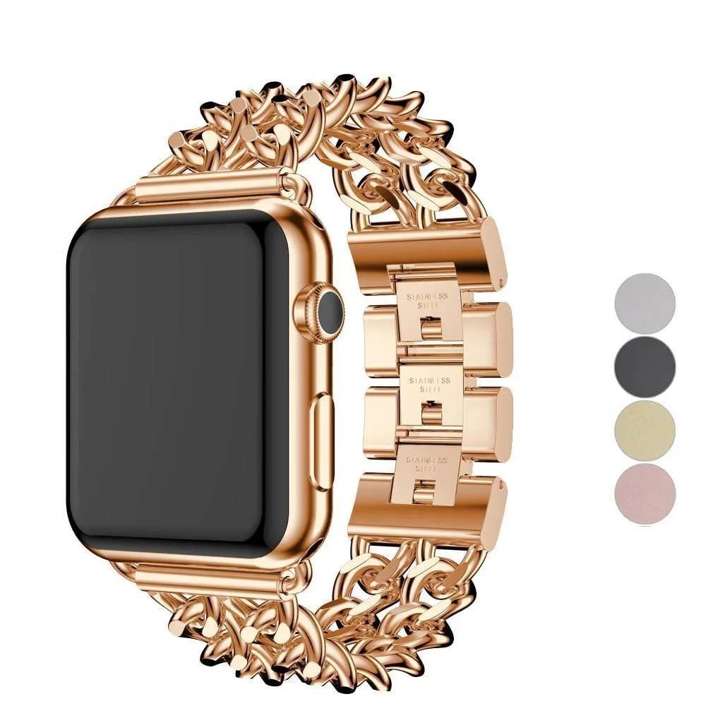 Apple Watchband Women Chain Bracelet Metal Steel Series