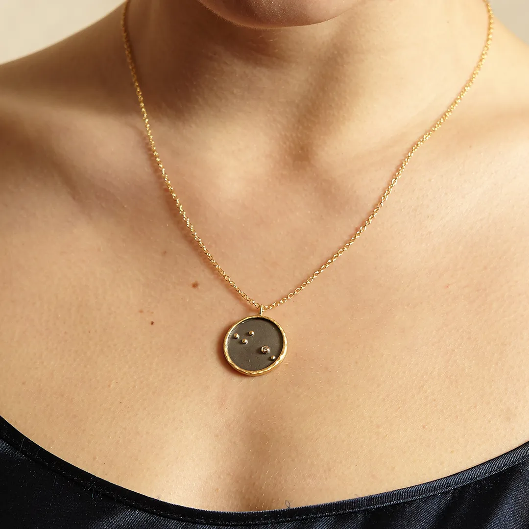 Aquarius Zodiac Necklace