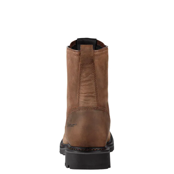 Ariat Cascade 8" Wide Square Toe Steel Toe Work Boot