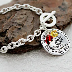 Army Mom Bracelet Deployment Gift