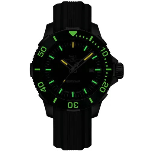 Ball Engineer Hydrocarbon DeepQUEST Ceramic Men's Green Watch DM3002A-P4CJ-GR