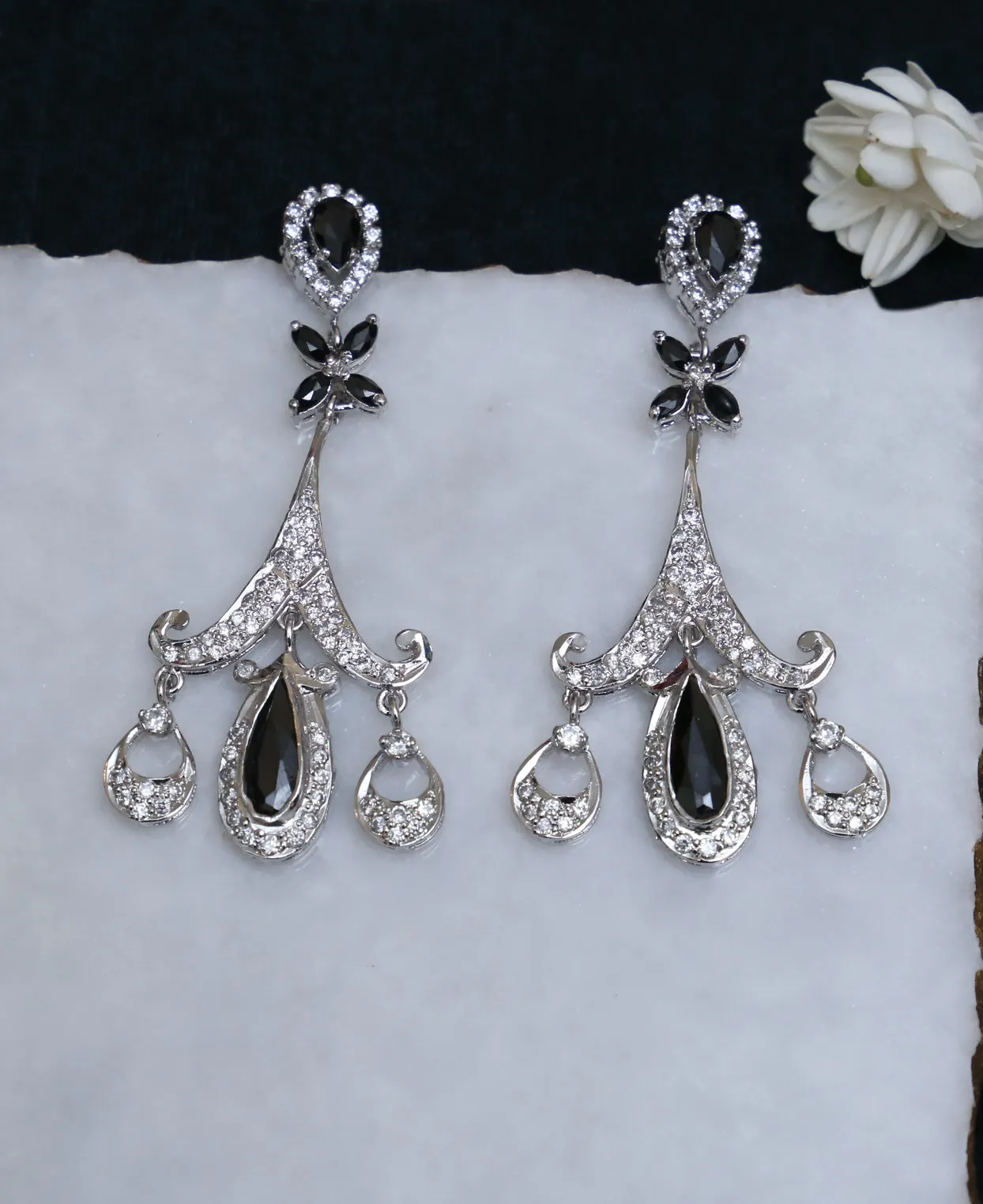 Black Zircon Mini Earring