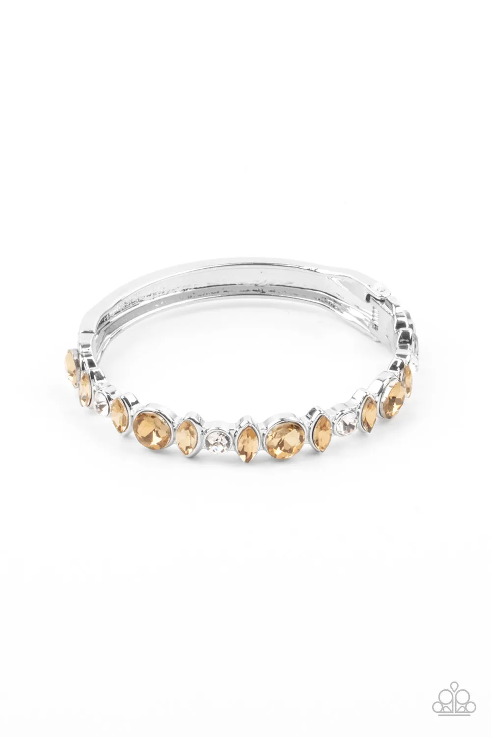 BLING Them To Their Knees - Brown Bracelet