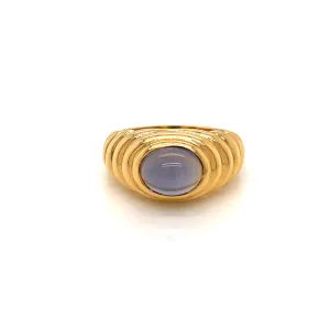 Bulgari 3 Carat Iolite Gold Vintage Ring