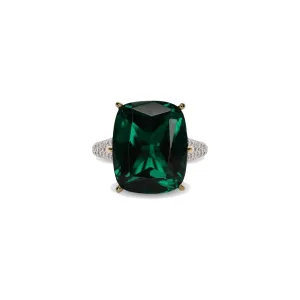 CARAT* London Tatum Cocktail Ring Emerald