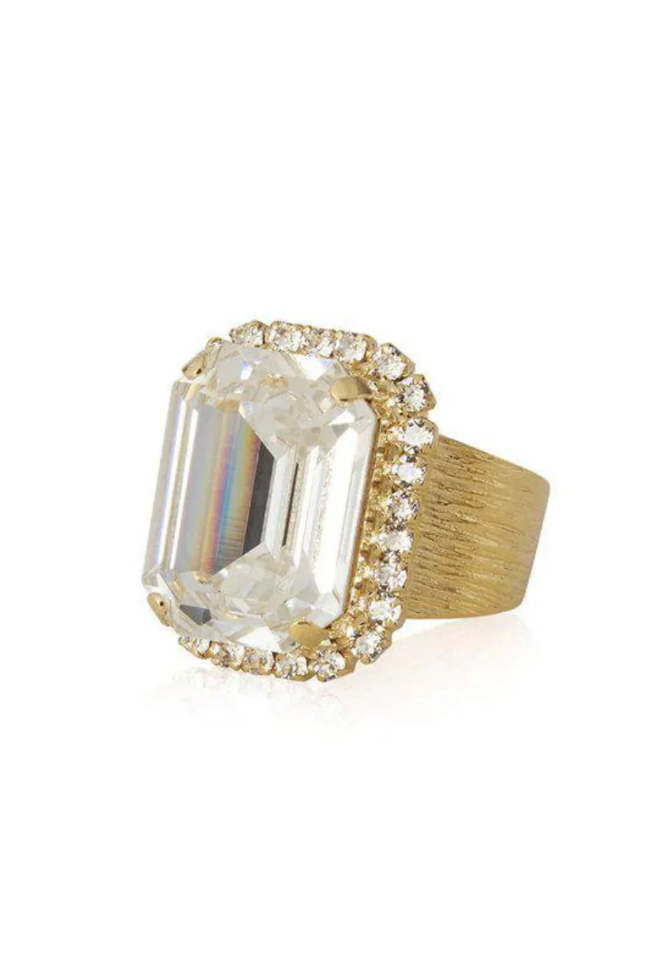 Caroline Svedbom Lydia Cocktail Ring Crystal