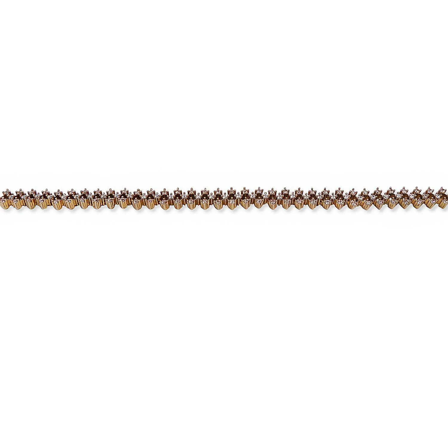 Cubic Zirconia Freya Bracelet in Light Topaz
