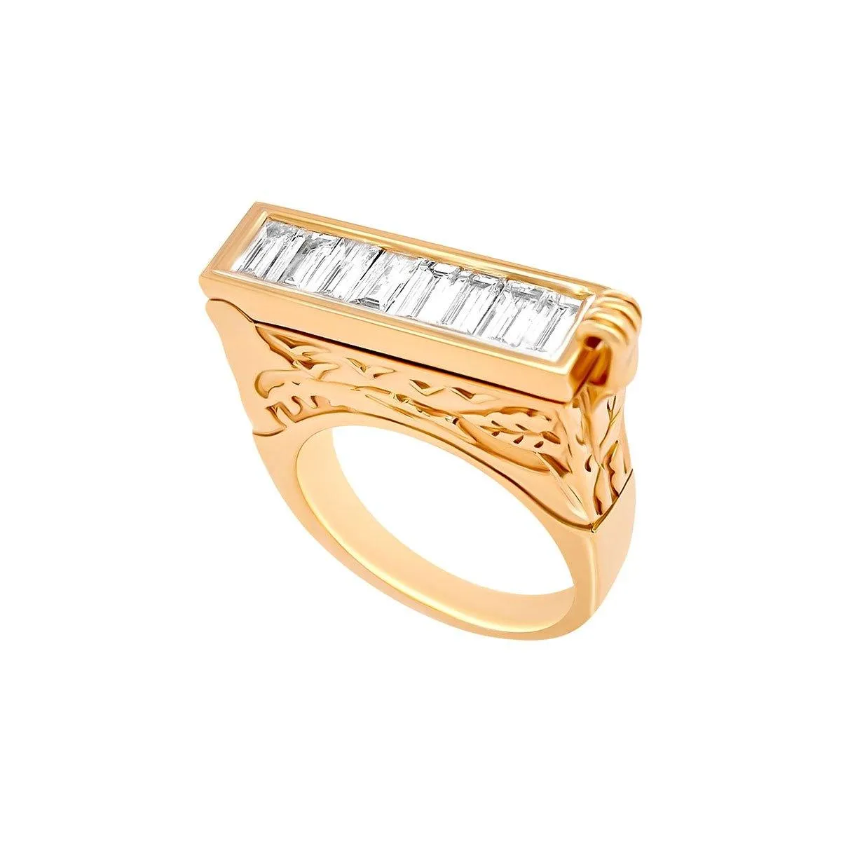 Cypress Poison Ring - Baguette | 10.9GMS 1.10CT