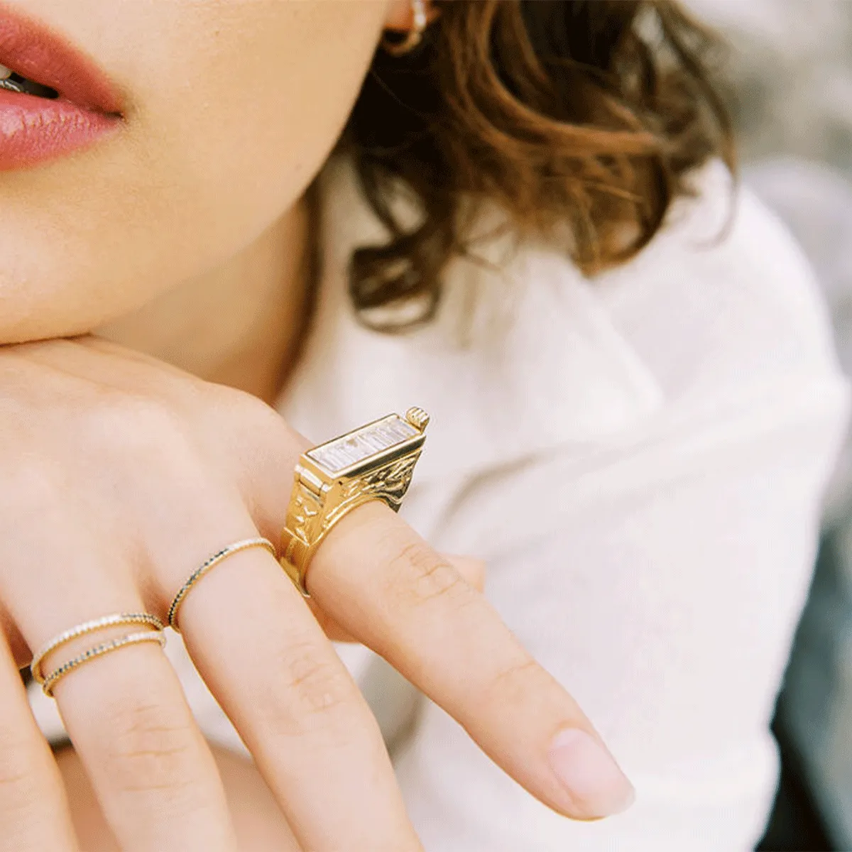 Cypress Poison Ring - Baguette | 10.9GMS 1.10CT