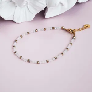 Dainty Goddess Moonstone Bracelet