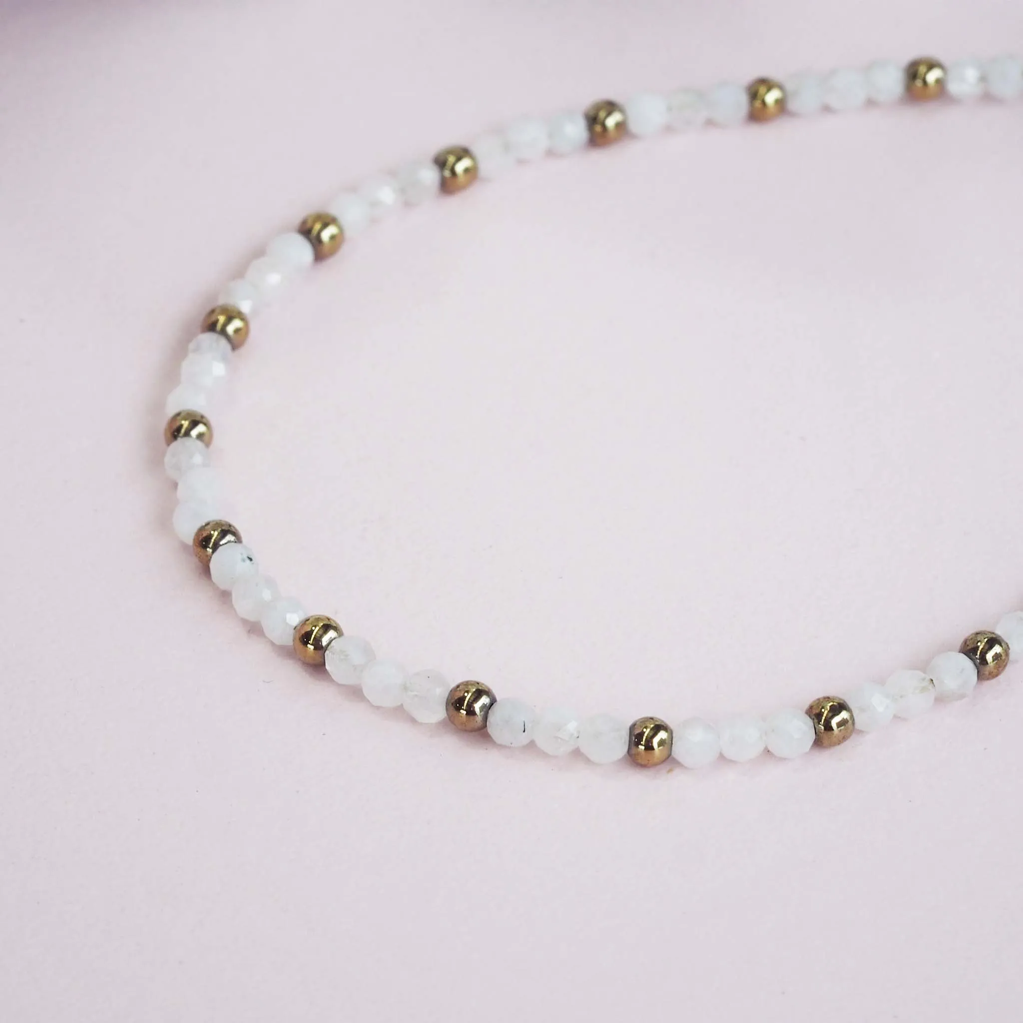 Dainty Goddess Moonstone Bracelet
