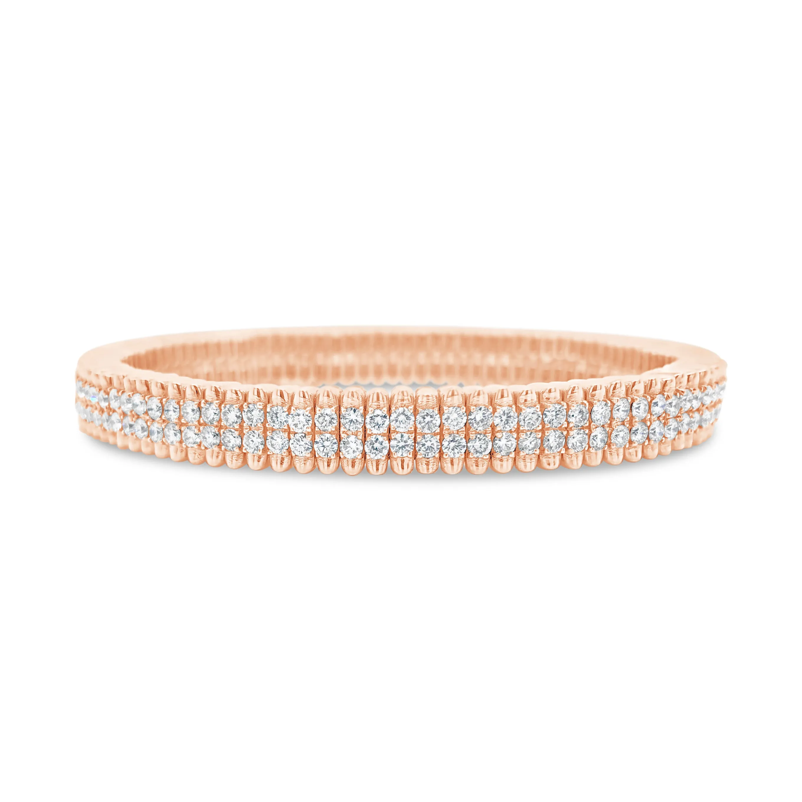 Diamond Beaded Stretch Bracelet