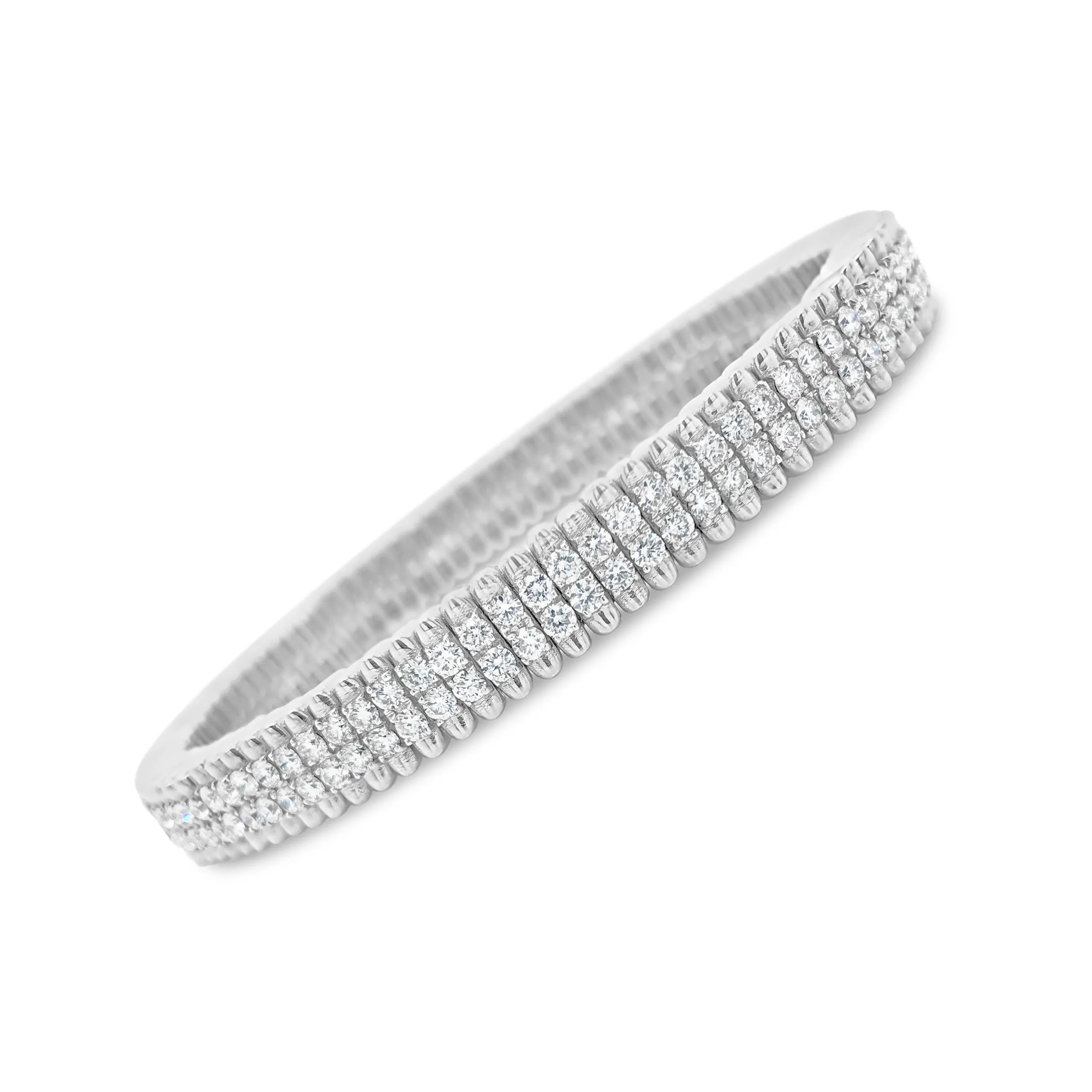 Diamond Beaded Stretch Bracelet