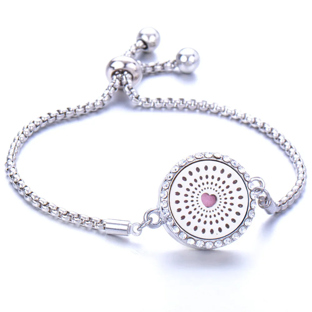 Essential oil diffusion bracelet
