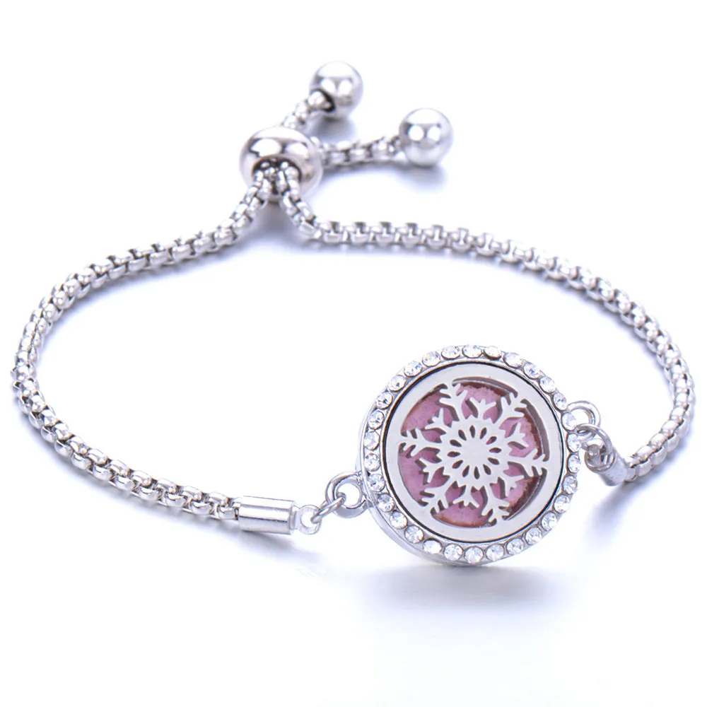 Essential oil diffusion bracelet