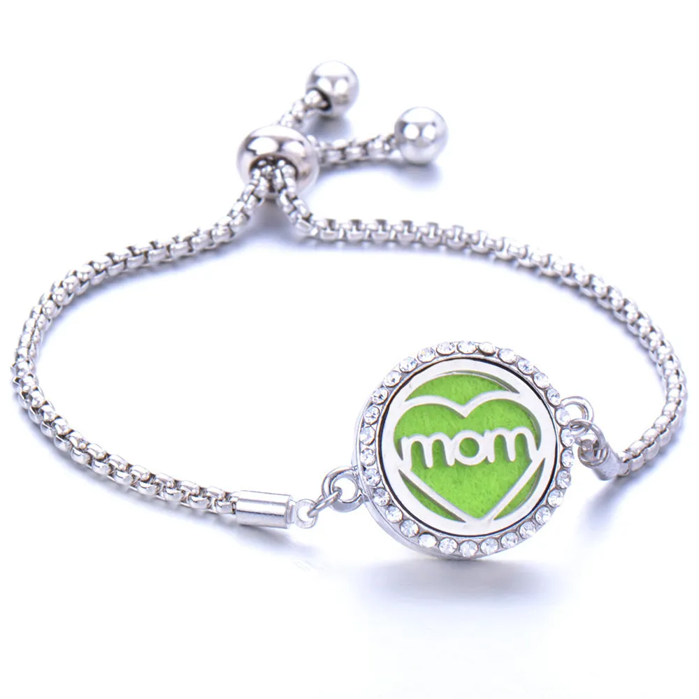 Essential oil diffusion bracelet