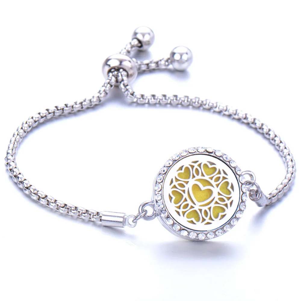 Essential oil diffusion bracelet