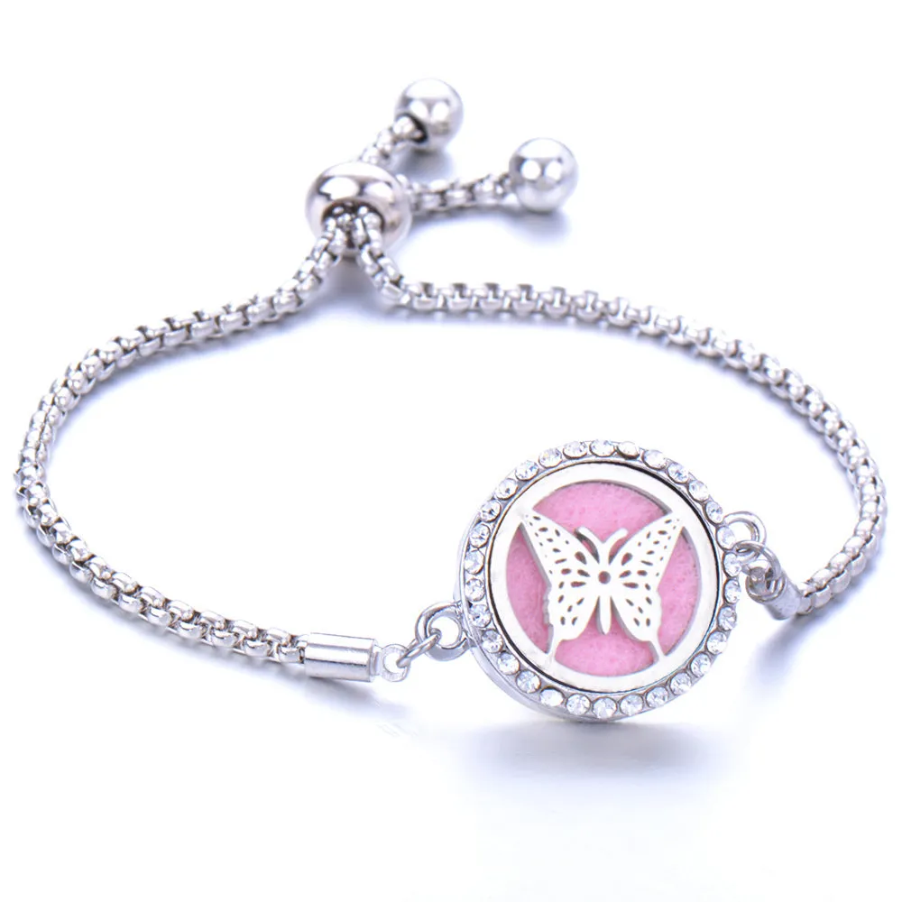 Essential oil diffusion bracelet