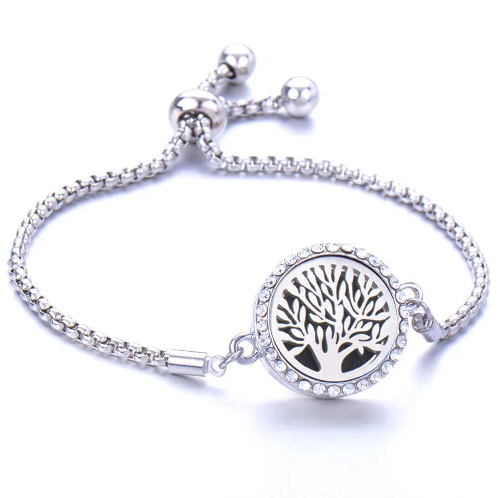 Essential oil diffusion bracelet