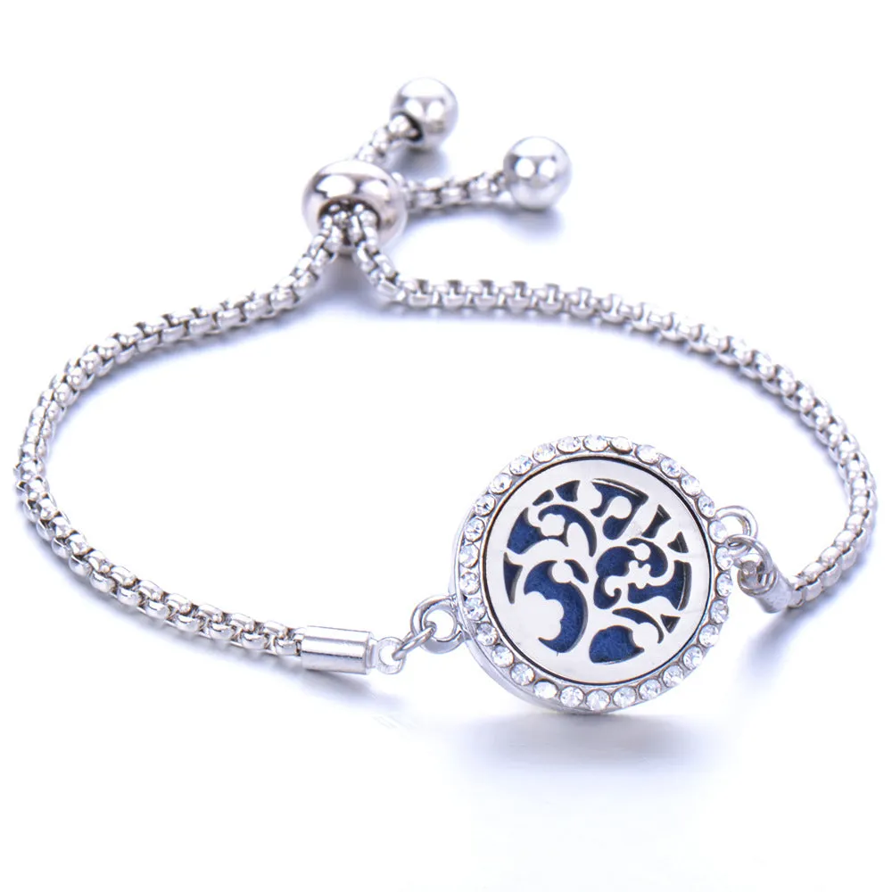 Essential oil diffusion bracelet