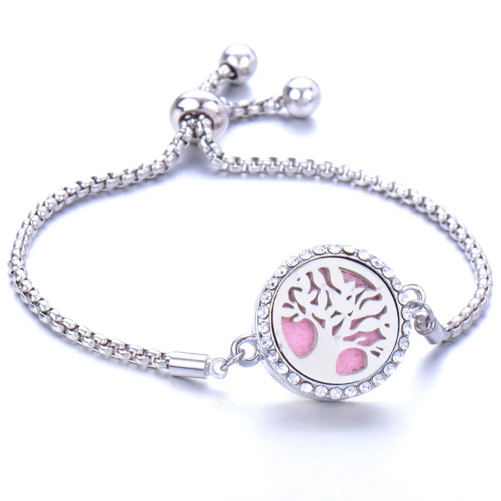 Essential oil diffusion bracelet