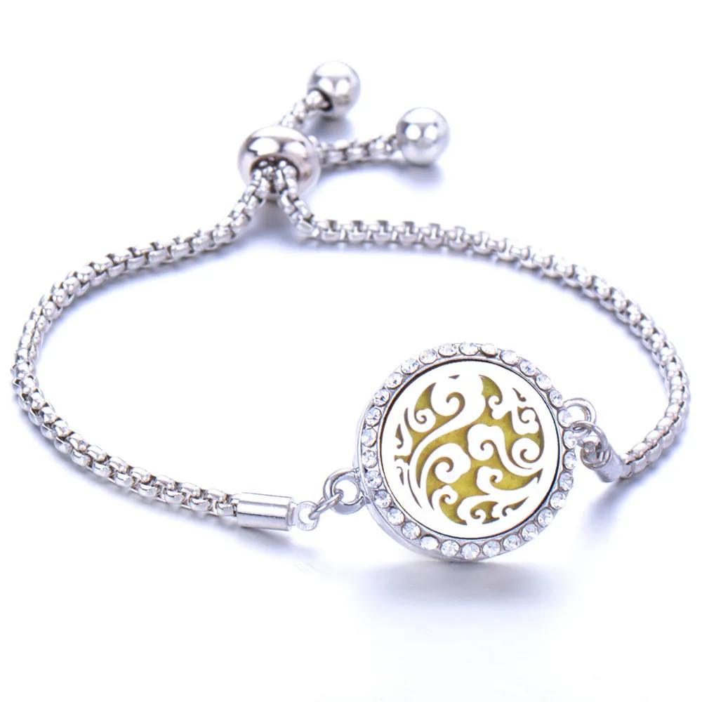 Essential oil diffusion bracelet