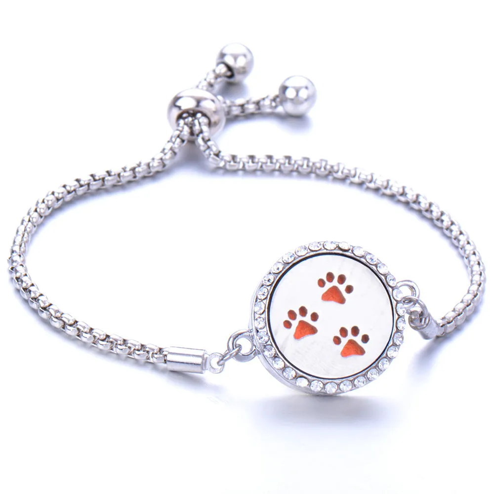 Essential oil diffusion bracelet