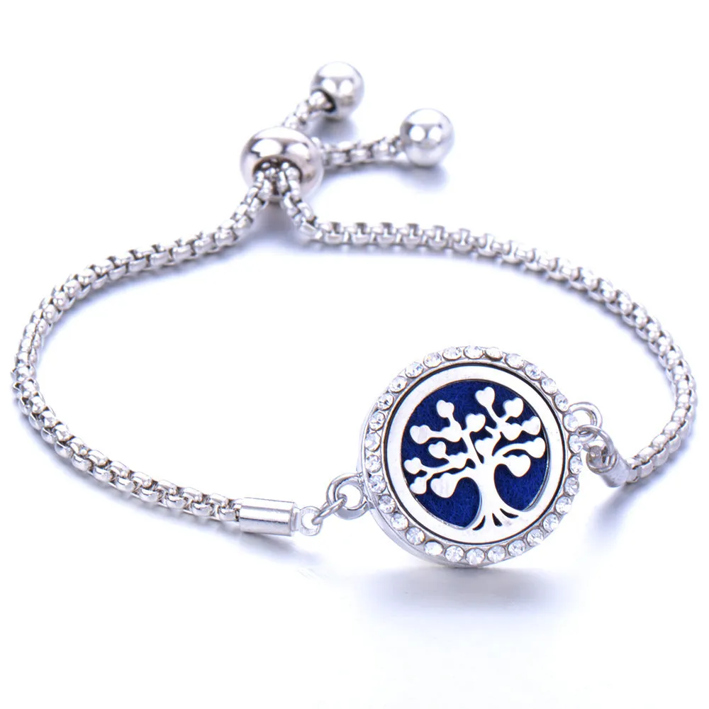 Essential oil diffusion bracelet